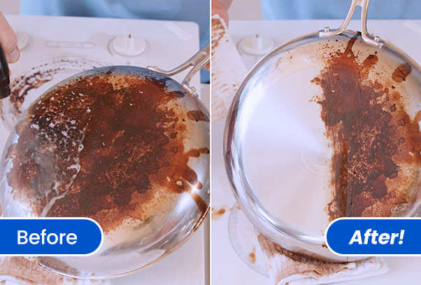 Before and after using Wowee™ Cleaner