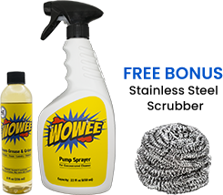 Wowee™ Cleaner with bonus scrubber